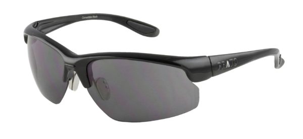 Convertible-Black Gloss Frame with a UV Gray Boss Lens