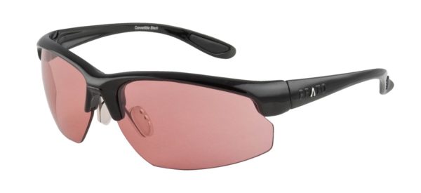 Convertible-Black Gloss Frame with a Photochromatic Rose to Purple Boss Lens