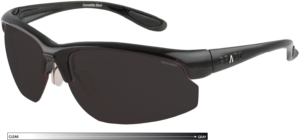 Convertible-Black Gloss Frame with a Photochromic Clear to Gray Lens