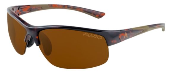 Tropea Tortoise Shell Frame with Polarized Brown, Large Size Lens