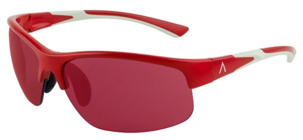 Tropea Red Gloss Frame with UV Rose, Large Size Lenses