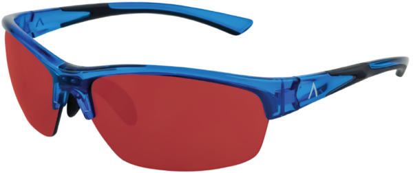 SKU 85038- Tropea- Crystal Blue Frame with UV Rose, Medium Size Lens