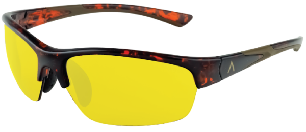 SKU 85040- Tropea- Tortoise Shell Frame with UV Yellow, Medium Size Lens