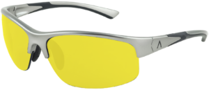 SKU 85044- Tropea- Gunmetal Frame with UV Yellow, Large Size Lens