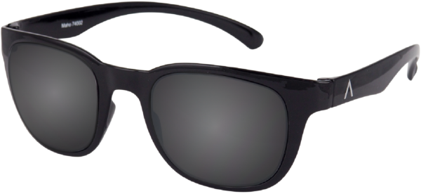 Maho: Black Gloss Frame and UV Gray Mirror Lenses